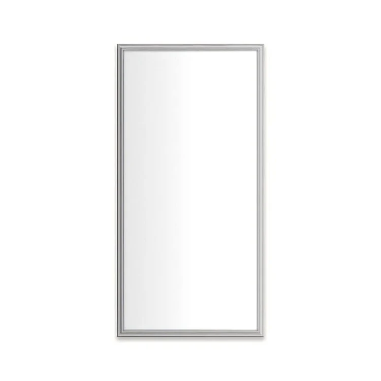 Medicine Cabinet Main Line 20 x 40 Inch 1 Doors Framed Mirror Brushed Black Flat Top Rosemont Frame Slow Close Hinges 4 Inch - Frankwebs