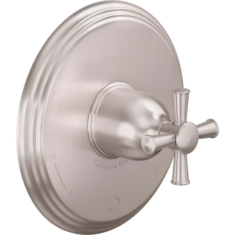 Pressure Balance Valve Trim Miramar Dual 1 Cross Antique Copper Flat - Frankwebs