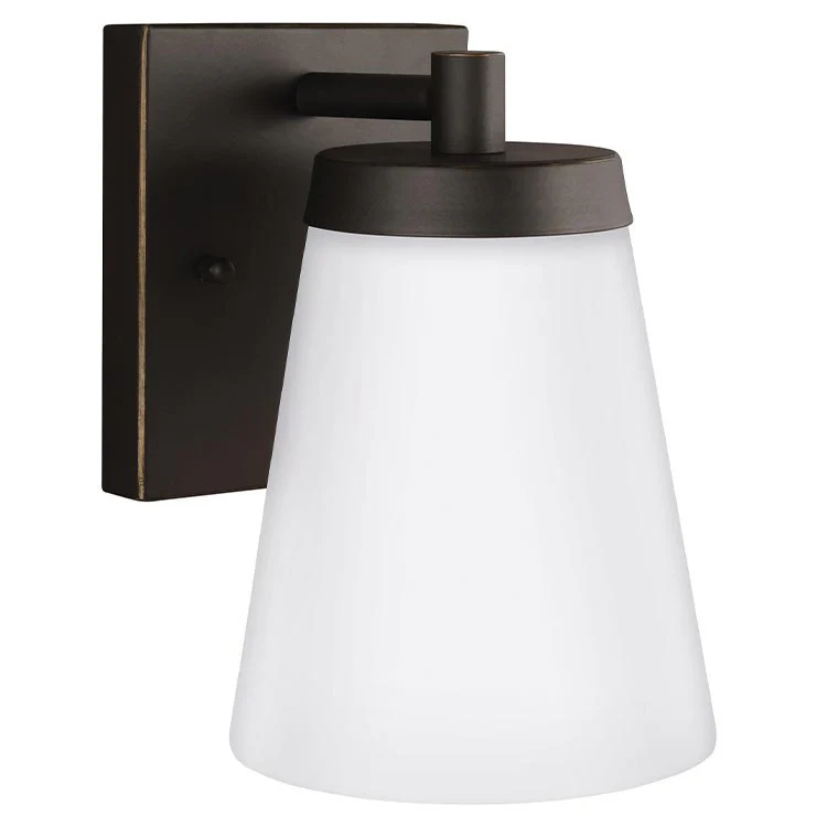 Renville Single-Light LED Small Outdoor Wall Sconce - Frankwebs