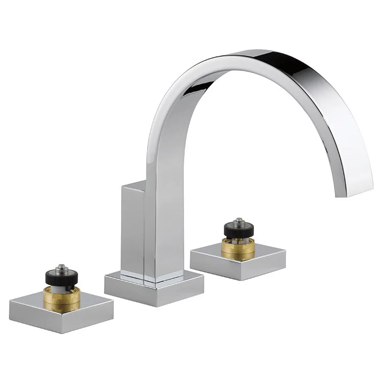 Siderna Two Handle Roman Tub Faucet without Handles - Frankwebs