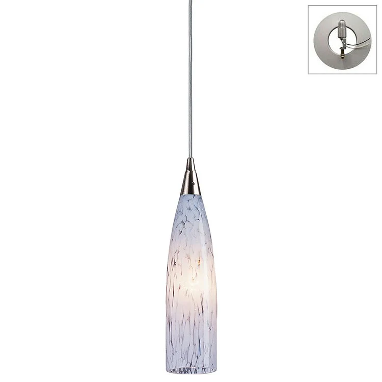 Lungo Single-Light Pendant with Recessed Light Kit - Frankwebs