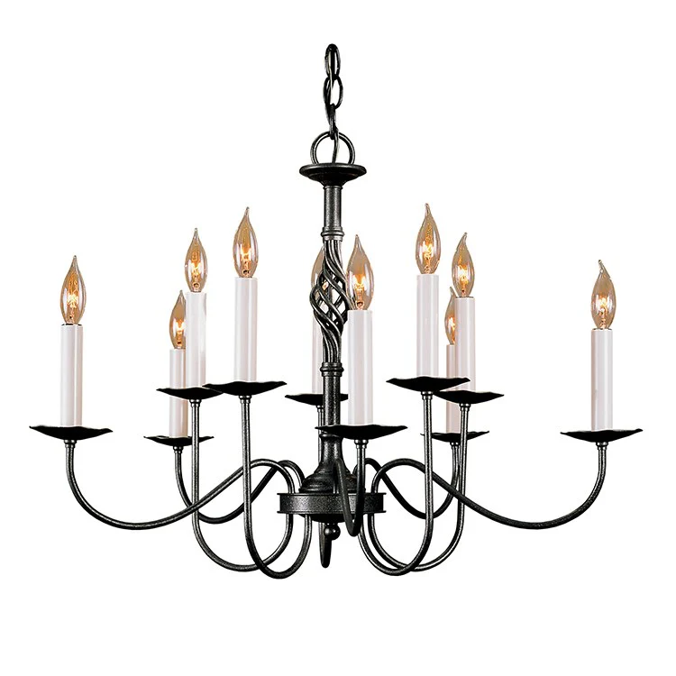 Twist Basket Ten-Light Two-Tier Chandelier - Frankwebs