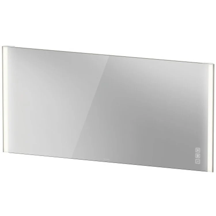 Mirror XViu 31-1/2 x 63-3/4 Inch Champagne Matte with Lighting Rectangle - Frankwebs