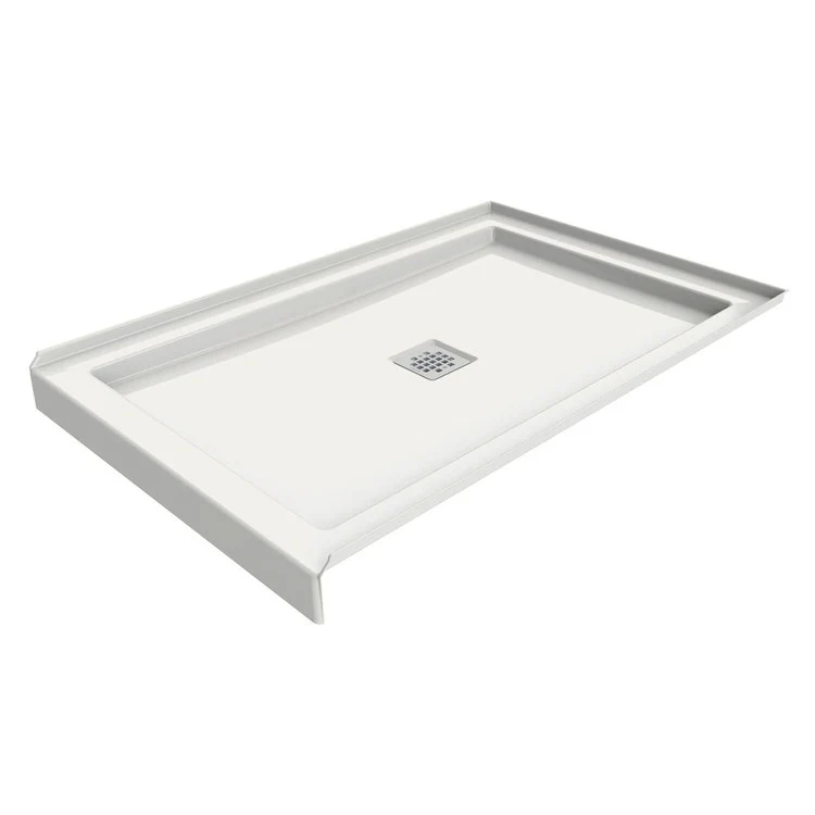 Shower Base B3 Alcove Deep Square Drain White 48 x 34 Inch Acrylic - Frankwebs