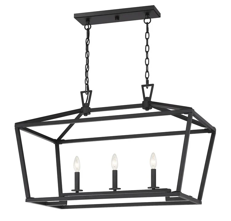 Townsend Three-Light Linear Chandelier - Frankwebs