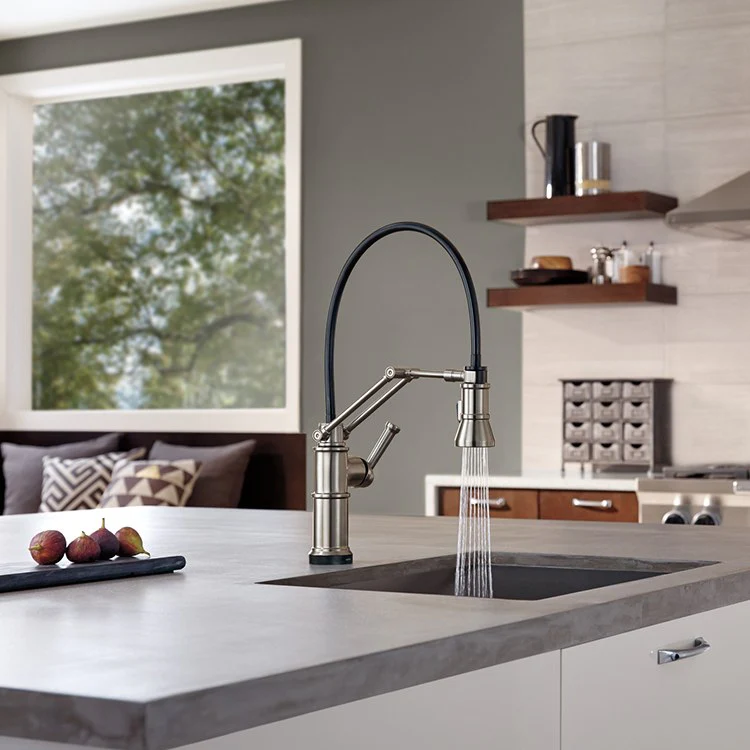 Artesso Single Handle Articulating Kitchen Faucet with SmartTouch Technology - Frankwebs