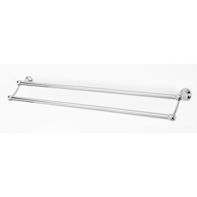 Towel Bar Royale Bath 30 Inch Double Polished Chrome Brass 5-9/16 Inch - Frankwebs