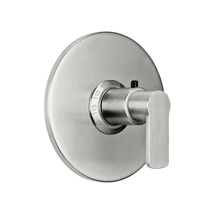 Thermostatic Trim Arpeggio Round 3/4 Inch 1 Lever Polished Nickel ADA for Requires Rough Valve TH75-R Handle and Escutcheon Brass - Frankwebs