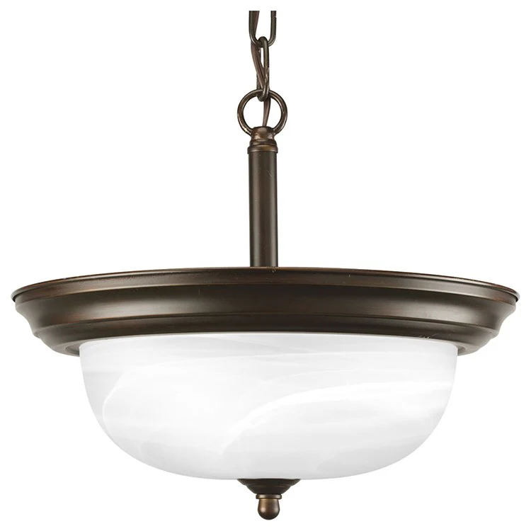 Melon Two-Light Semi-Flush Mount Ceiling Light with Alabaster Glass - Frankwebs