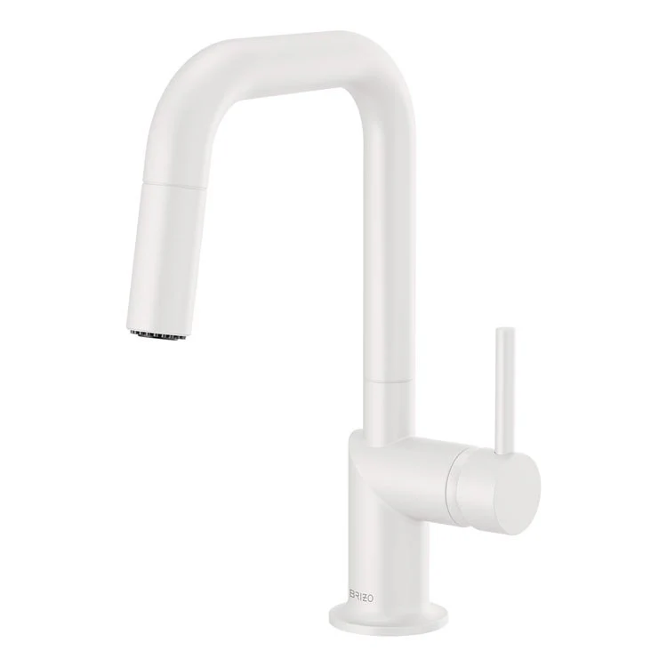 Bar Faucet Odin 1 Less Handle ADA Matte White 6-5/8 Inch 1.8 Gallons per Minute - Frankwebs
