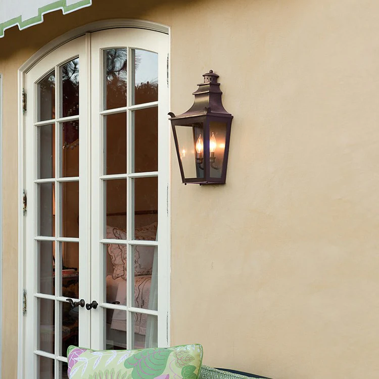 Dorchester Two-Light Medium Outdoor Pocket Lantern - Frankwebs