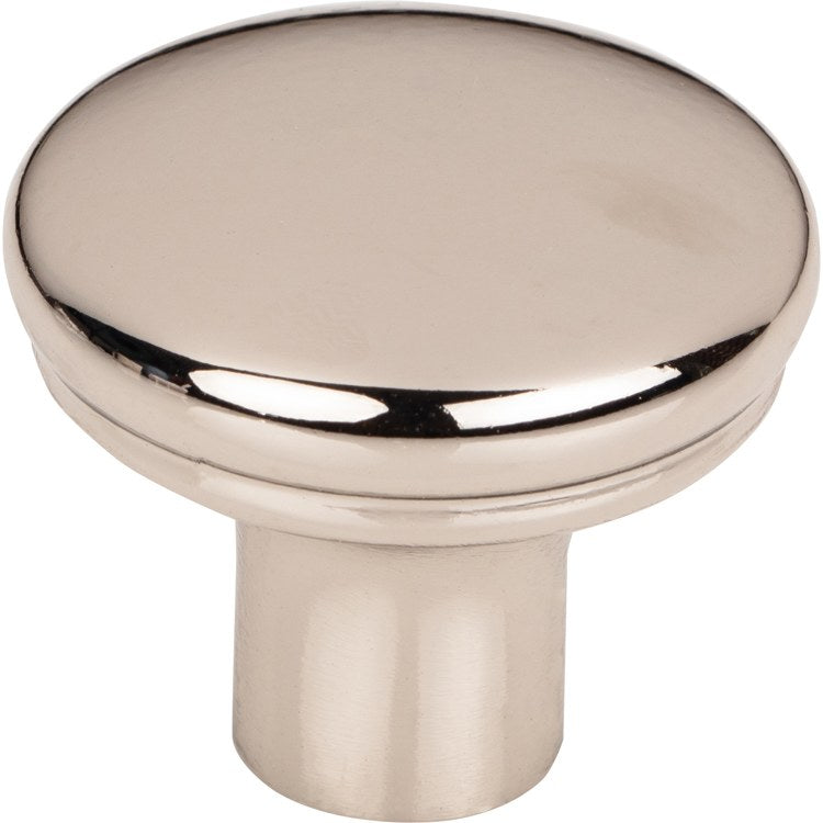 Knob Ellis Julian Round Brushed Satin Nickel Zinc Alloy 1-1/4 Inch - Frankwebs