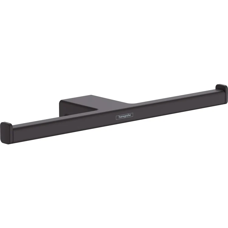 Toilet Paper Holder AddStoris Euro Matte Black Metal 3-1/16 Inch Wall Mount - Frankwebs