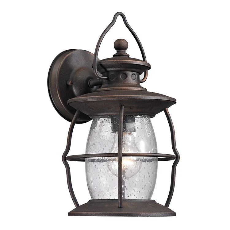 Village Lantern Single-Light Outdoor Wall Sconce - Frankwebs