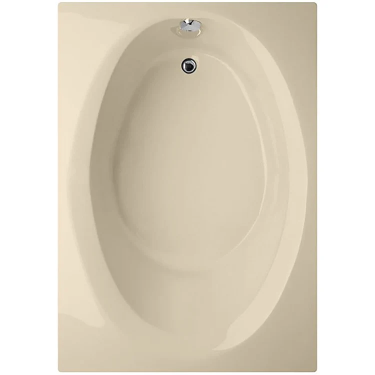 Air Tub Designer Collection Ovation Drop-In Bone Oval 6 Jet Acrylic 71-1/2 x 42-1/2 x 20-1/2 Inch - Frankwebs