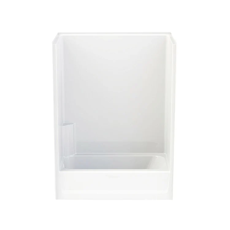 Tub and Shower Module Left Drain Almond 1 Shelf 50 Gallons 60 x 32 x 80-1/2 Inch - Frankwebs