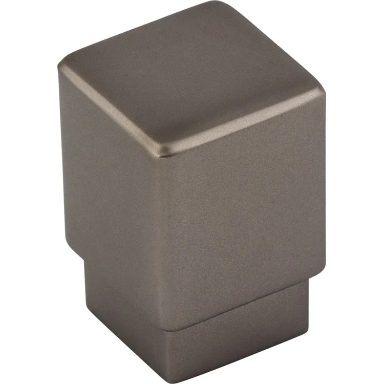 Knob Sanctuary Tapered Square Ash Gray Zinc Alloy 3/4 Inch - Frankwebs