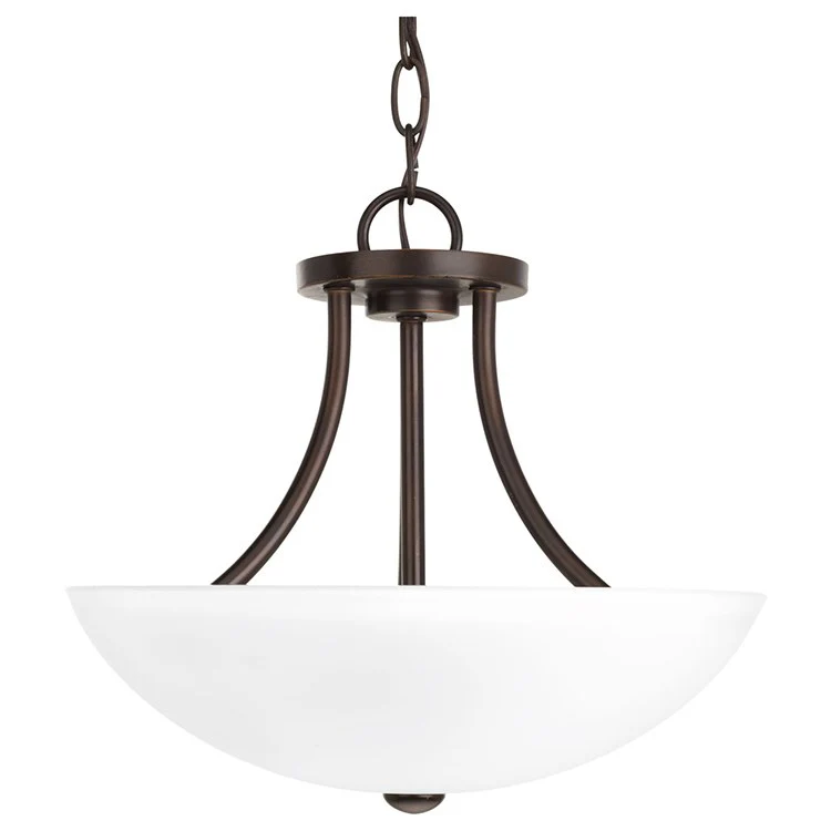 Seeded Glass Three-Light Foyer Pendant - Frankwebs