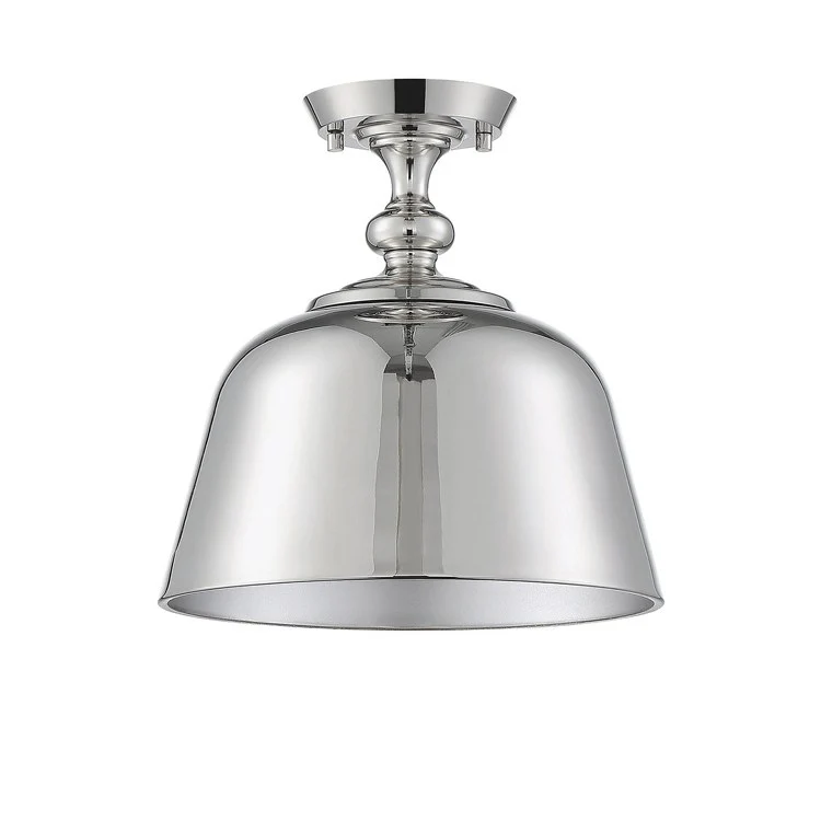 Berg Single-Light Semi-Flush Mount Ceiling Fixture - Frankwebs