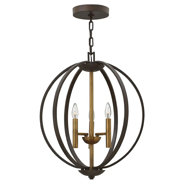 Euclid Three-Light Single-Tier Pendant - Frankwebs