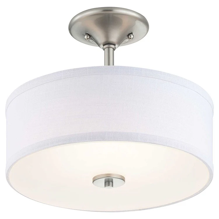 Inspire Single-Light LED Semi-Flush Mount Ceiling Fixture - Frankwebs