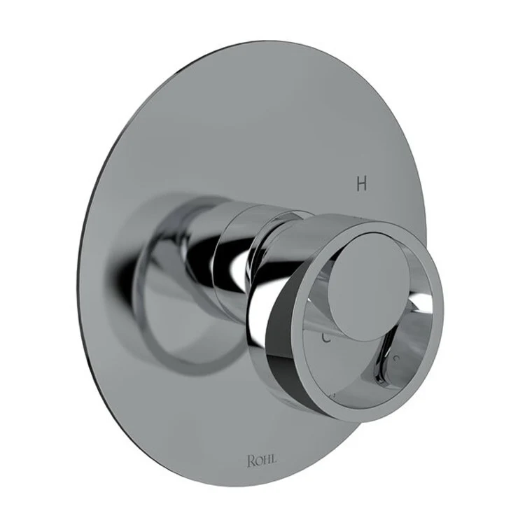 Pressure Balance Valve Trim Eclissi Less Diverter 1 Circular Handle Satin Nickel/Polished Chrome 6.0 Gallons per Minute - Frankwebs