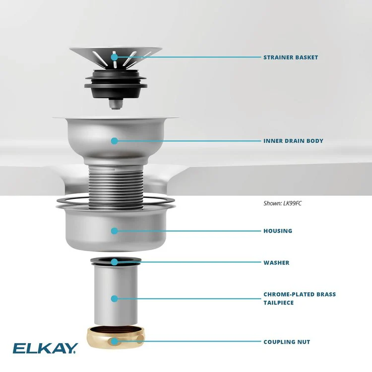 Grid Drain Kit 3-1/2 Inch Satin 1-1/2IN O.D.x4IN Stainless Steel - Frankwebs