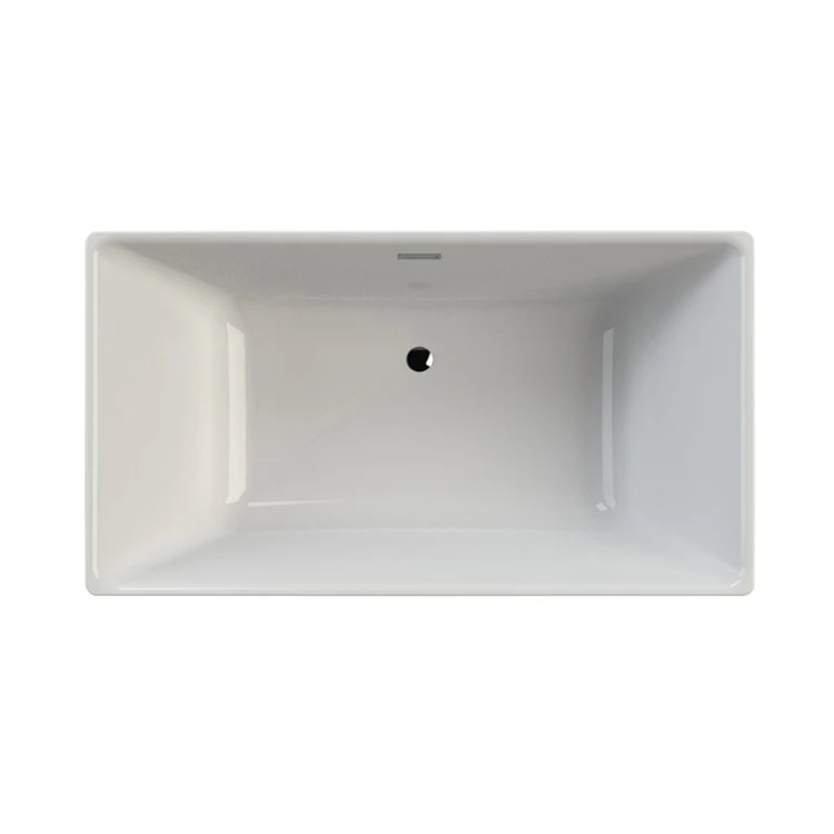 Soaking Tub Westbrook 66 x 36 Inch Freestanding Center White Acrylic CXL 91 Gallons 23-3/4 Inch - Frankwebs