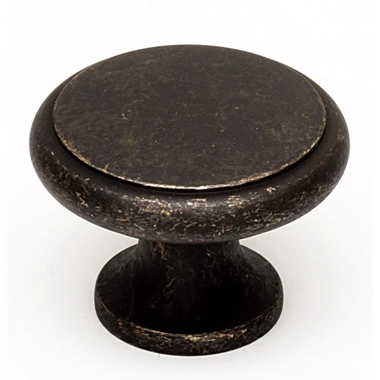 Knob V Collection Round Polished Nickel Brass 1-1/4 Inch 1 Inch 3/4 Inch - Frankwebs