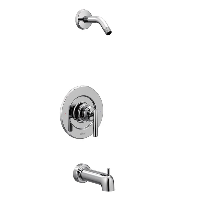 Tub and Shower Trim Gibson 1 Lever Brushed Nickel ADA Less Showerhead Less Showerhead 7 Inch - Frankwebs