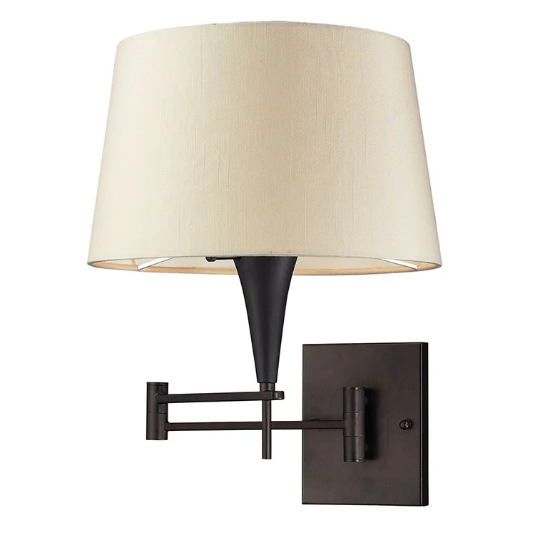 Swing Arms Single-Light Swing Arm Wall Sconce - Frankwebs