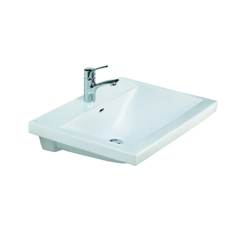 Lavatory Sink Mistral 510 Wall Hung 20-1/8 Inch Rectangle White - Frankwebs