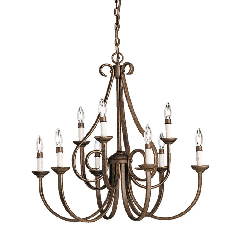 Dover Nine-Light Two-Tier Chandelier - Frankwebs