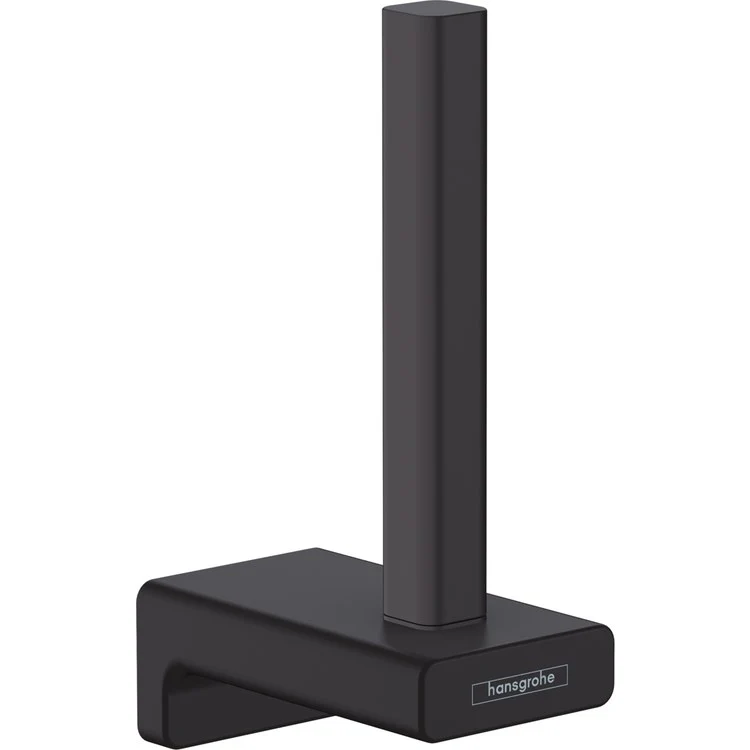 Toilet Paper Holder AddStoris Euro Matte Black Metal 3-1/4 Inch Wall Mount - Frankwebs