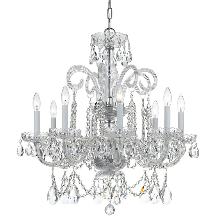 Traditional Crystal Eight-Light Chandelier - Frankwebs