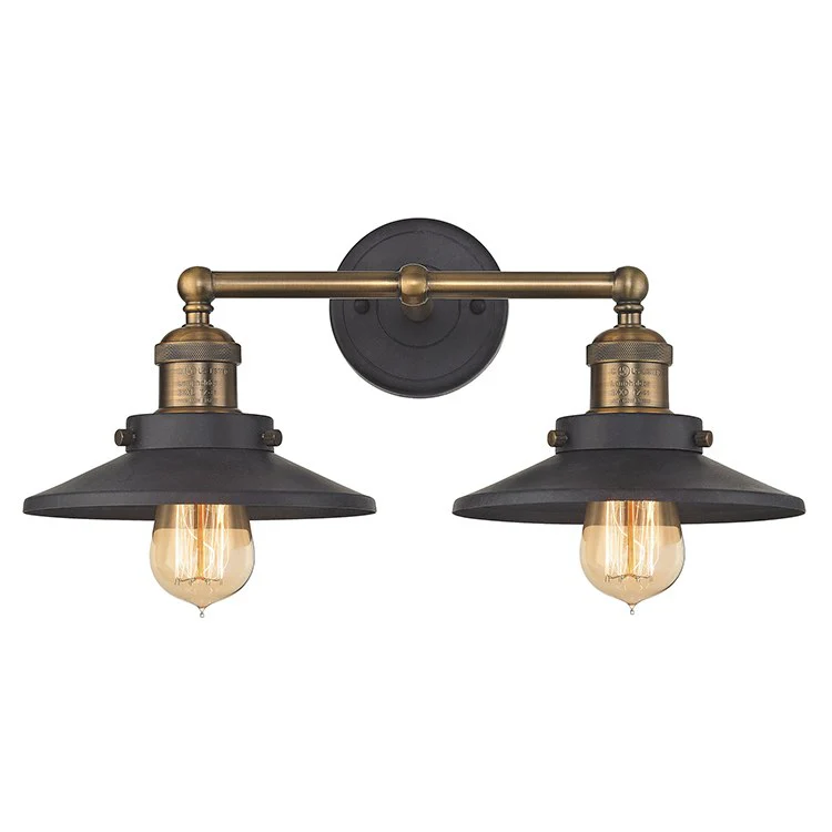 English Pub Two-Light Bathroom Vanity Fixture - Frankwebs