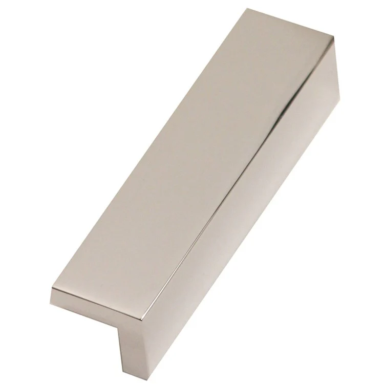 Pull Tab Pulls Polished Nickel Brass 3 Inch 3-1/2 Inch 7/8 Inch - Frankwebs