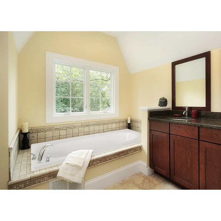 Soaking Tub Designer Collection Caribe 72 x 36 Inch Drop-In Tub Only Center Bone Gelcoat - Frankwebs