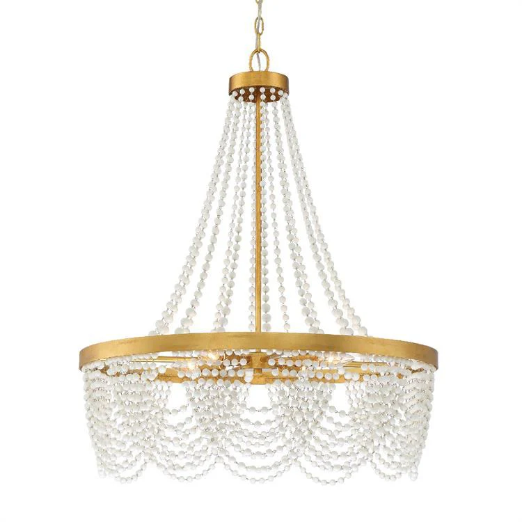 Fiona Four-Light Chandelier with Beads - Frankwebs