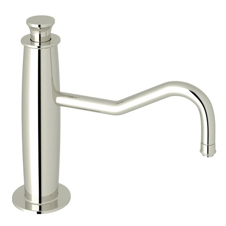 Soap Dispenser Gotham Polished Nickel Deck Mount Plastic Brass & Lotion 12 Fluid Ounce - Frankwebs