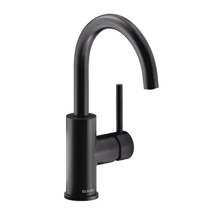 Bar Faucet Avado Deck Mount 1 Lever ADA Lustrous Steel Spout Type Gooseneck - Frankwebs