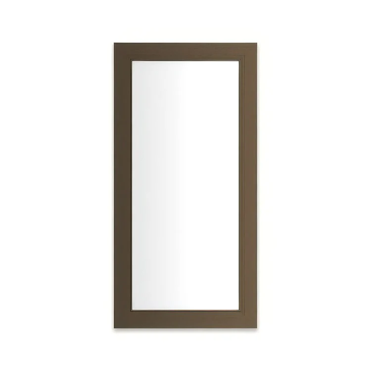 Medicine Cabinet Main Line 20 x 40 Inch 1 Doors Framed Mirror Brushed Bronze Flat Top Merion Frame Slow Close Hinges 4 Inch - Frankwebs