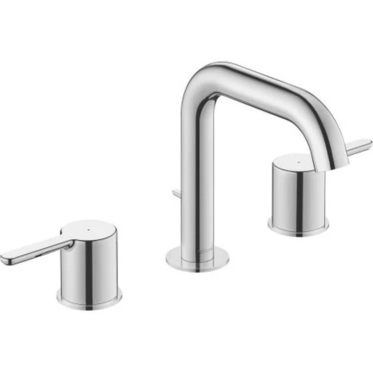 Lavatory Faucet C.1 Widespread 2 Lever ADA Chrome 1.0 Gallons per Minute Pop-Up Drain 5-1/2 Inch - Frankwebs