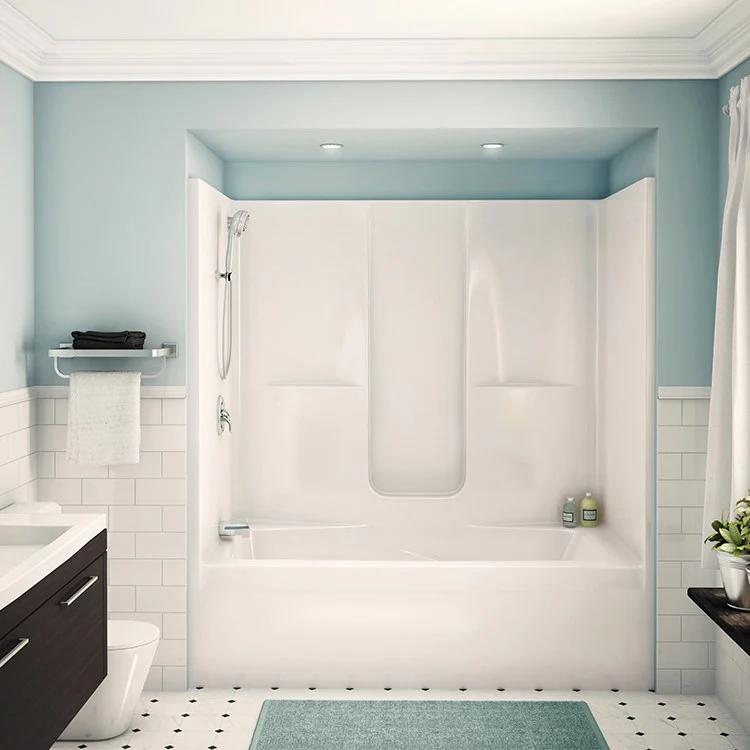 Tub and Shower Module 72 x 36 x 77 Inch AcrylX Left Hand White 1 Pieces - Frankwebs