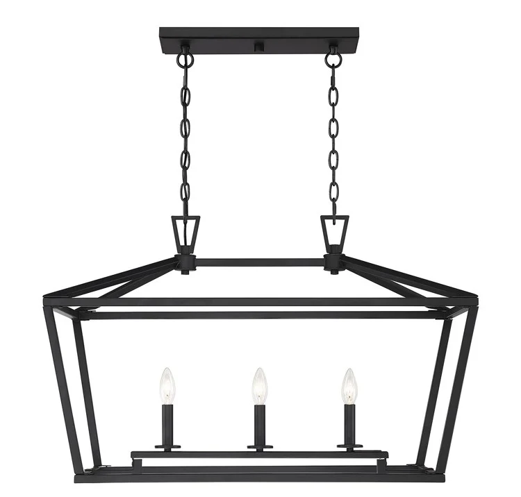 Townsend Three-Light Linear Chandelier - Frankwebs