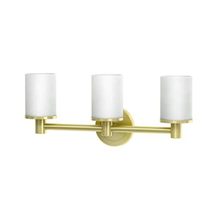 Wall Sconce Latitude II Triple Brushed Brass Medium Base 100W - Frankwebs