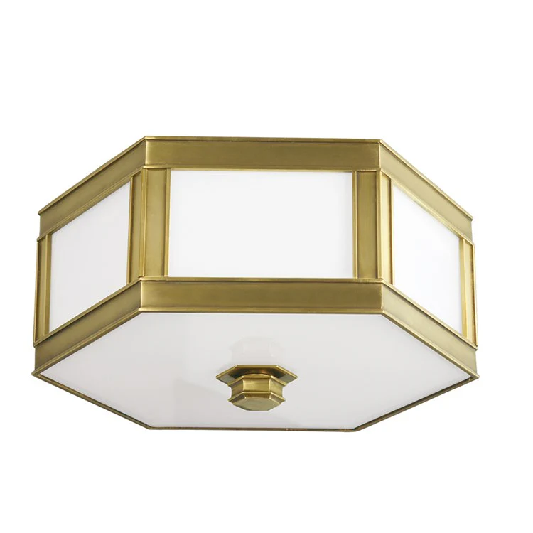 Nassau Three-Light Flush Mount Ceiling Fixture - Frankwebs