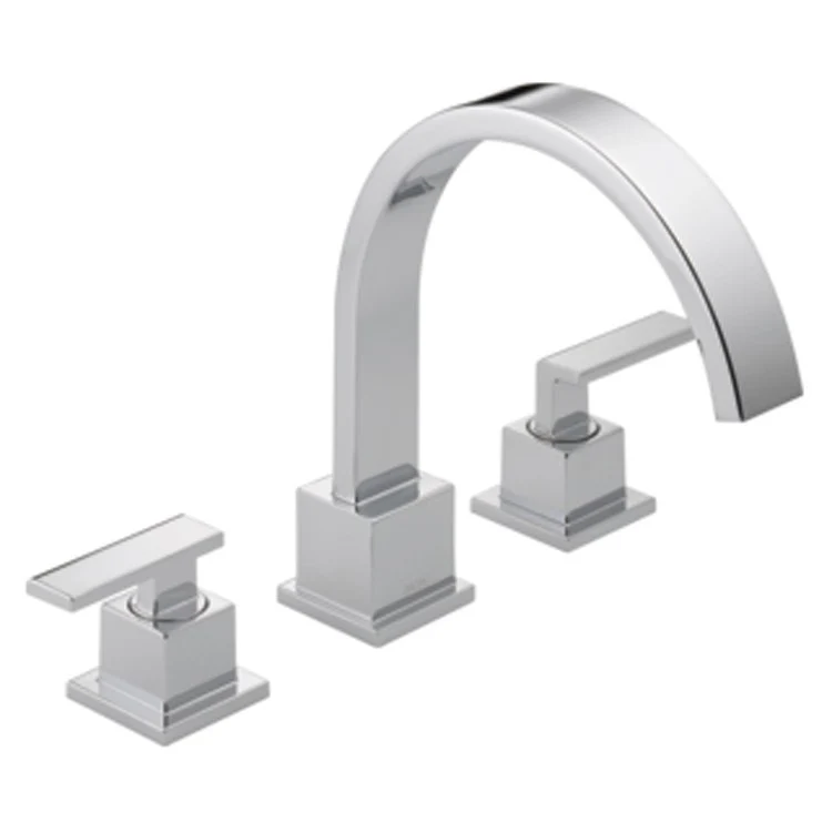 Vero Two Handle 3-Hole Roman Tub Faucet - Frankwebs