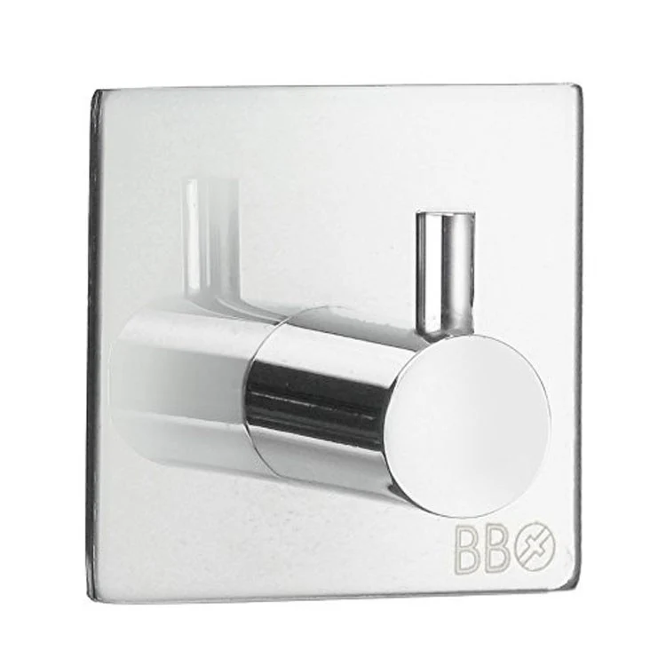 Hook Square Polished Stainless Steel 1-3/4 x 1-1/4 x 1-3/4 Inch 1-1/4 Inch Wall Mount - Frankwebs