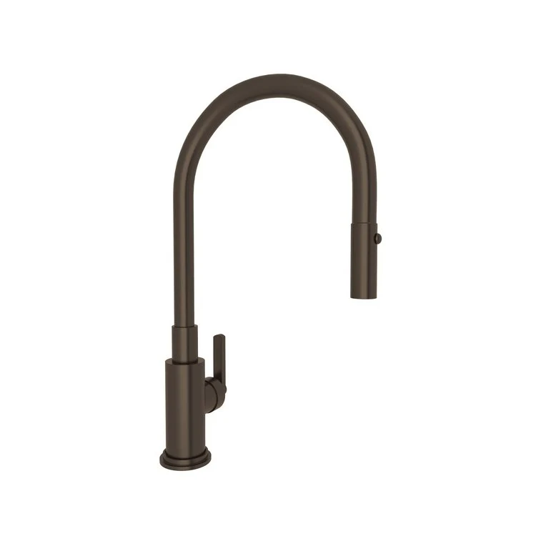 Kitchen Faucet Lombardia Pull Down 1 Metal Lever Satin Nickel 1.5 Gallons per Minute - Frankwebs